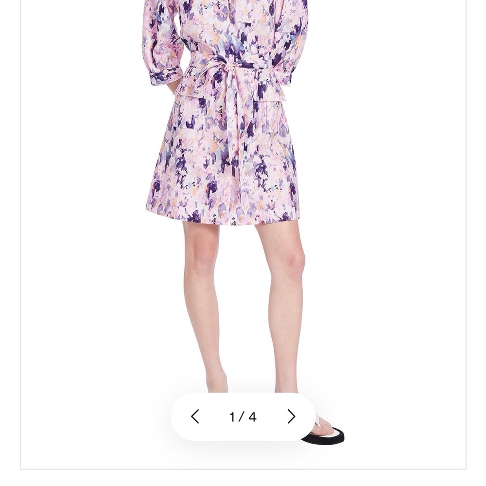 MARCS Pink and Purple Midi Dress